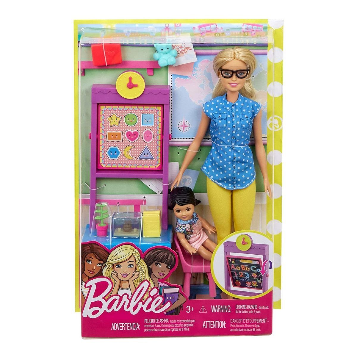 Mattel® Puppen Accessoires-Set Mattel FJB29 - Barbie - Lehrerin Puppe,  Spielset