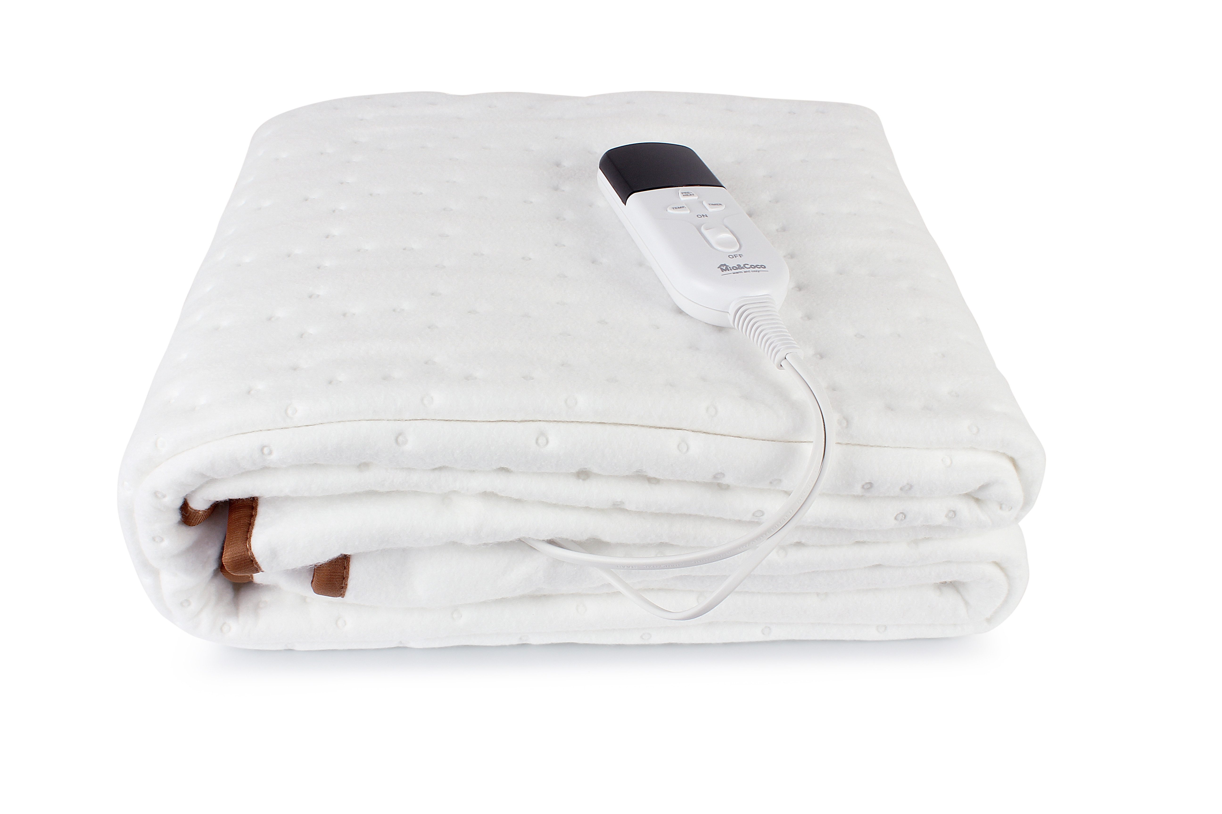 Mia&Coco Heizdecke Wärmeunterbett mit Abschaltautomatik & PreHeat
