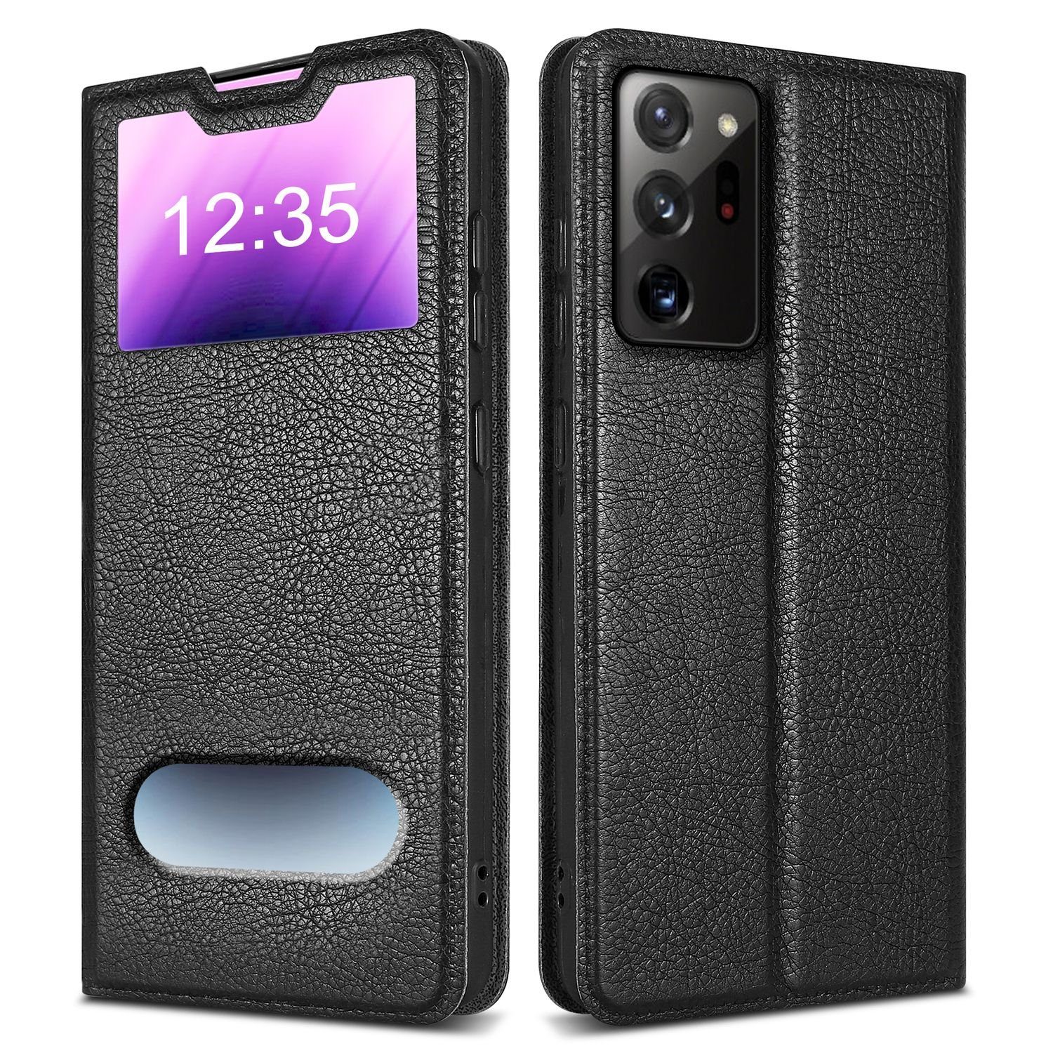 Cadorabo Handyhülle für Samsung Galaxy NOTE 20 ULTRA Hülle Samsung Galaxy NOTE 20 ULTRA, Klappbare Handy Schutzhülle - Hülle - mit Standfunktion und Kartenfach
