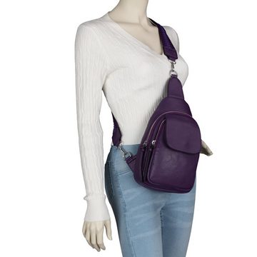 EAAKIE Umhängetasche Brusttasche Umhängetasche Schultertasche Cross Body Bag Kunstleder, als Schultertasche, CrossOver, Umhängetasche tragbar