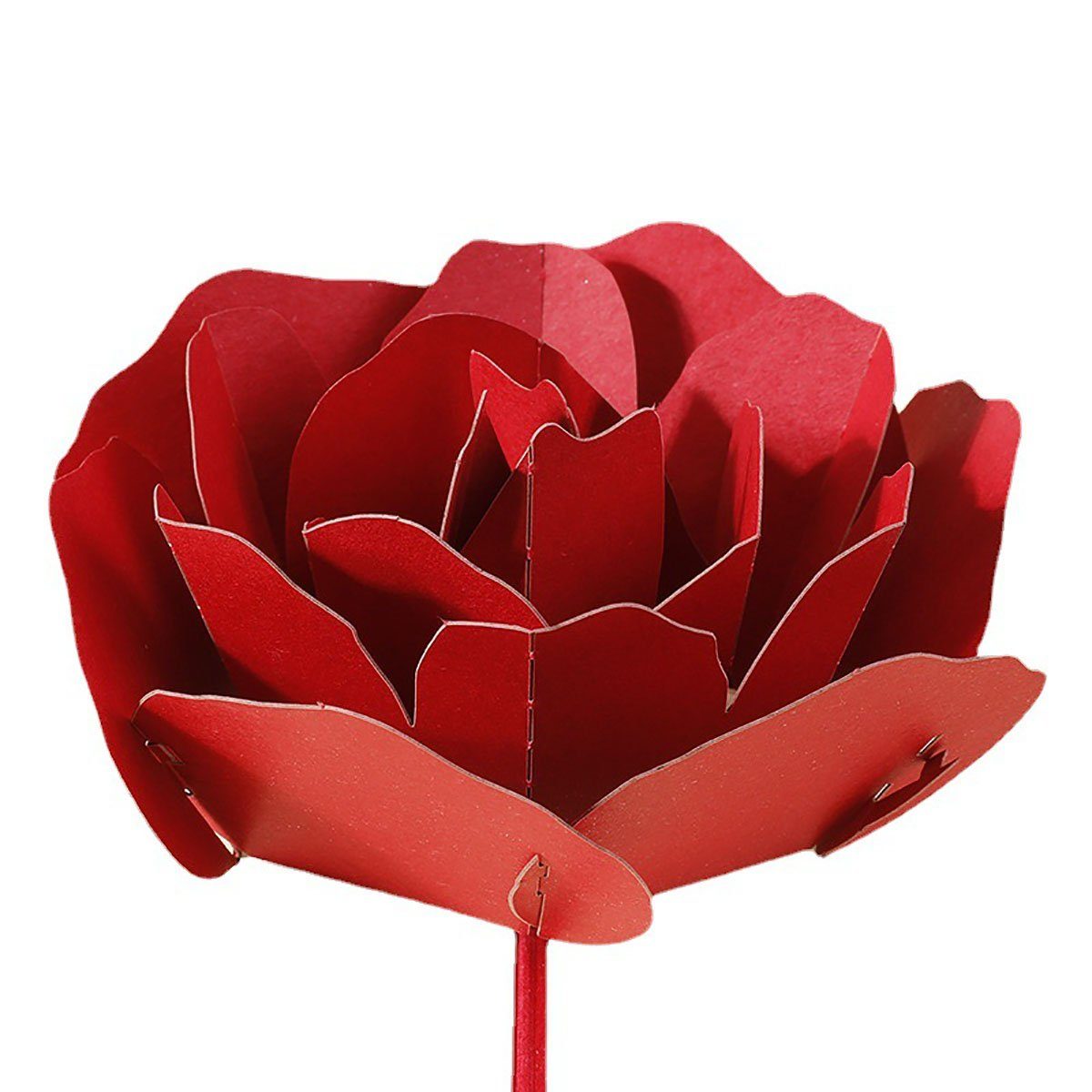 CTGtree Grußkarten 3D Pop-Up-Grußkarten Geburtstag rot Rosen