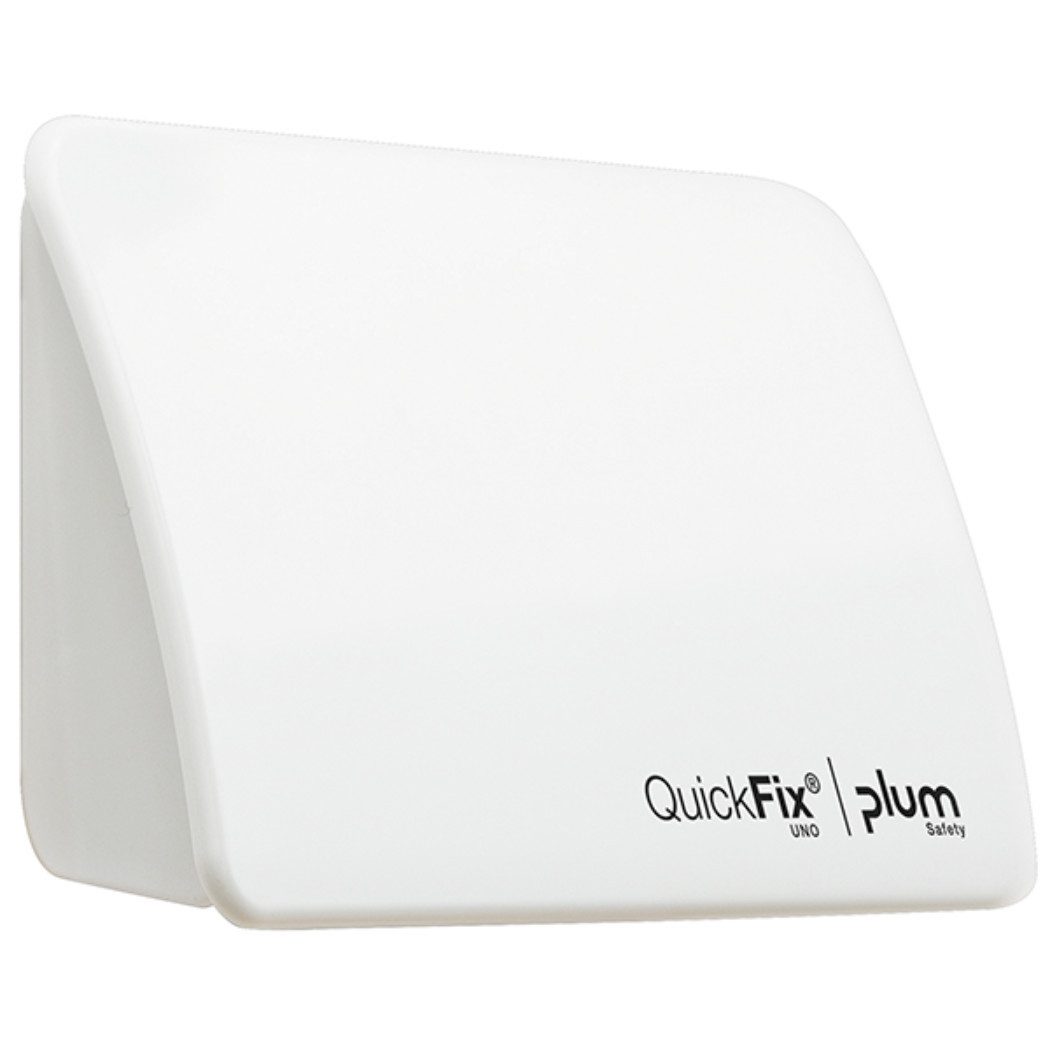 DocMed Пластырьspender Plum QuickFix UNO Пластырьspender, (Kompakter Пластырьspender, 1-tlg., wandmontierbar und nachfüllbar), Schnelle und einfache Anwendung mit nur einer Hand