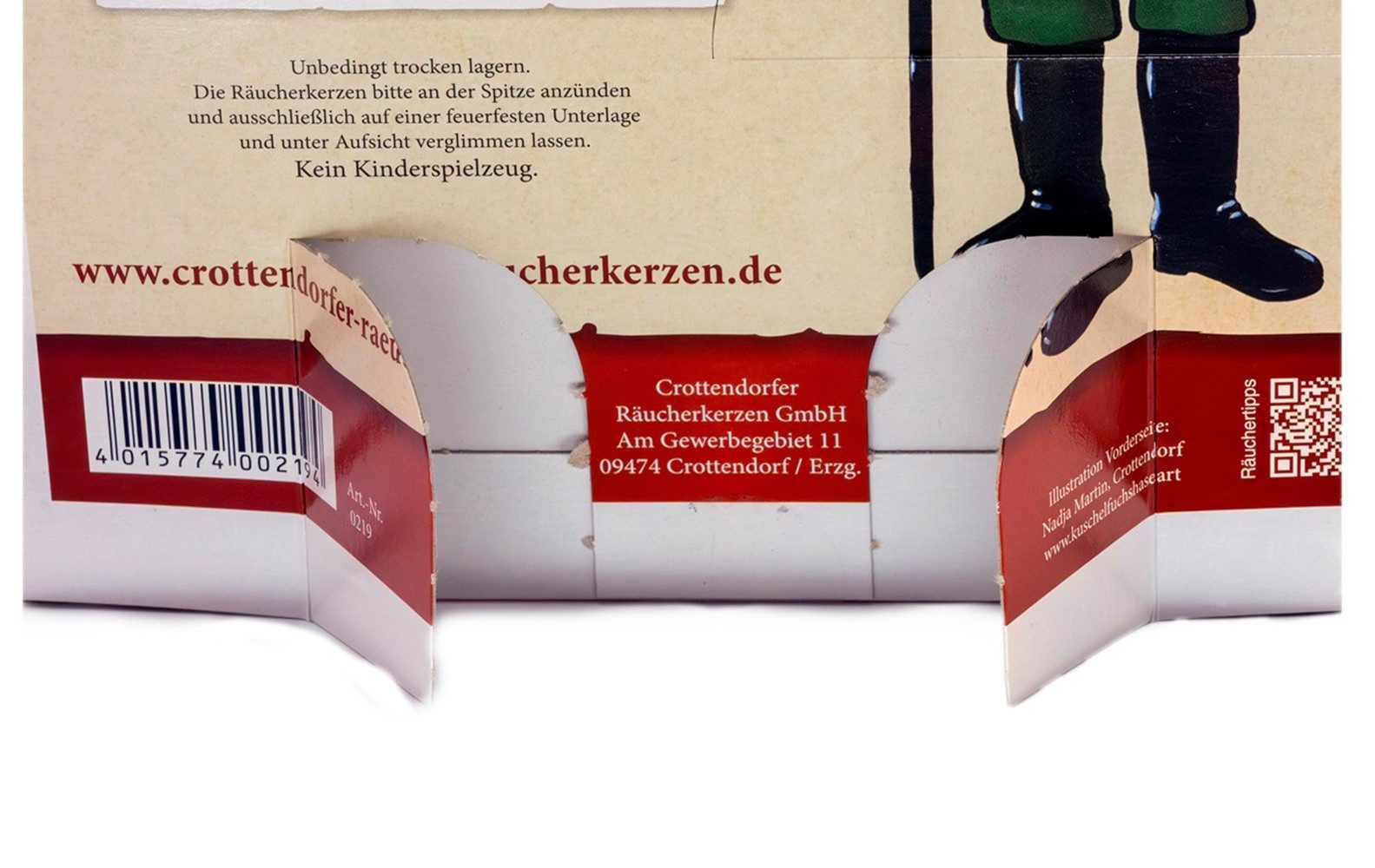 Crottendorfer Adventskalender Räucherkerzenland - mit 24 duftenden Überraschungen zur Adventszeit, für Entspannung, Wohlbefinden & Weihnachtsstimmung - Made in  – Bild 4 von 4