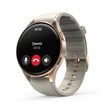 Hama Smartwatch 8900 (Telefonfunktion, GPS, wasserdicht IP68, Herzfrequenz) Smartwatch (3,3 cm/1,3 Zoll)