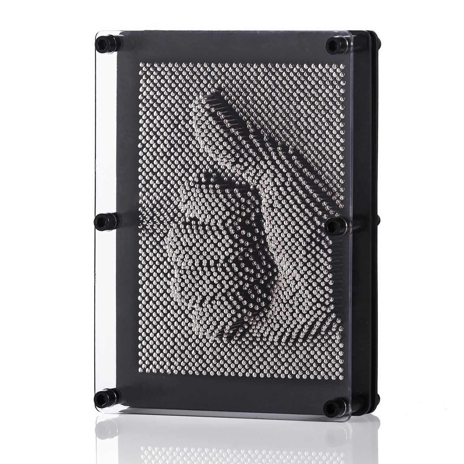 Goods+Gadgets Dekoobjekt 3D Nagelbild Pinart Bild (Pinpressions Skulptur, R günstig online kaufen