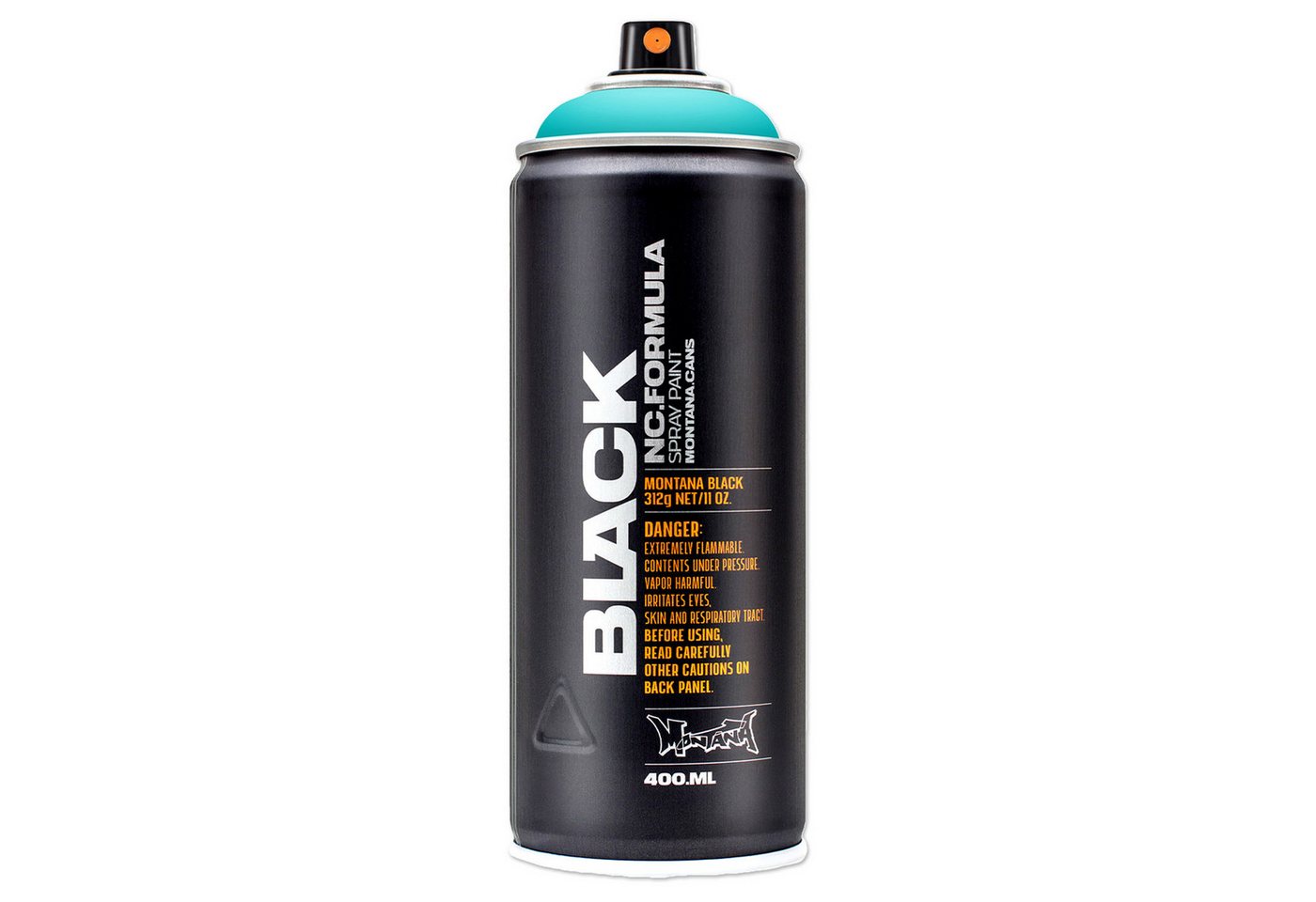 Montana Cans Sprühlack Spraydose Türkis, Nappies 400ml BLK6190, Montana BLACK