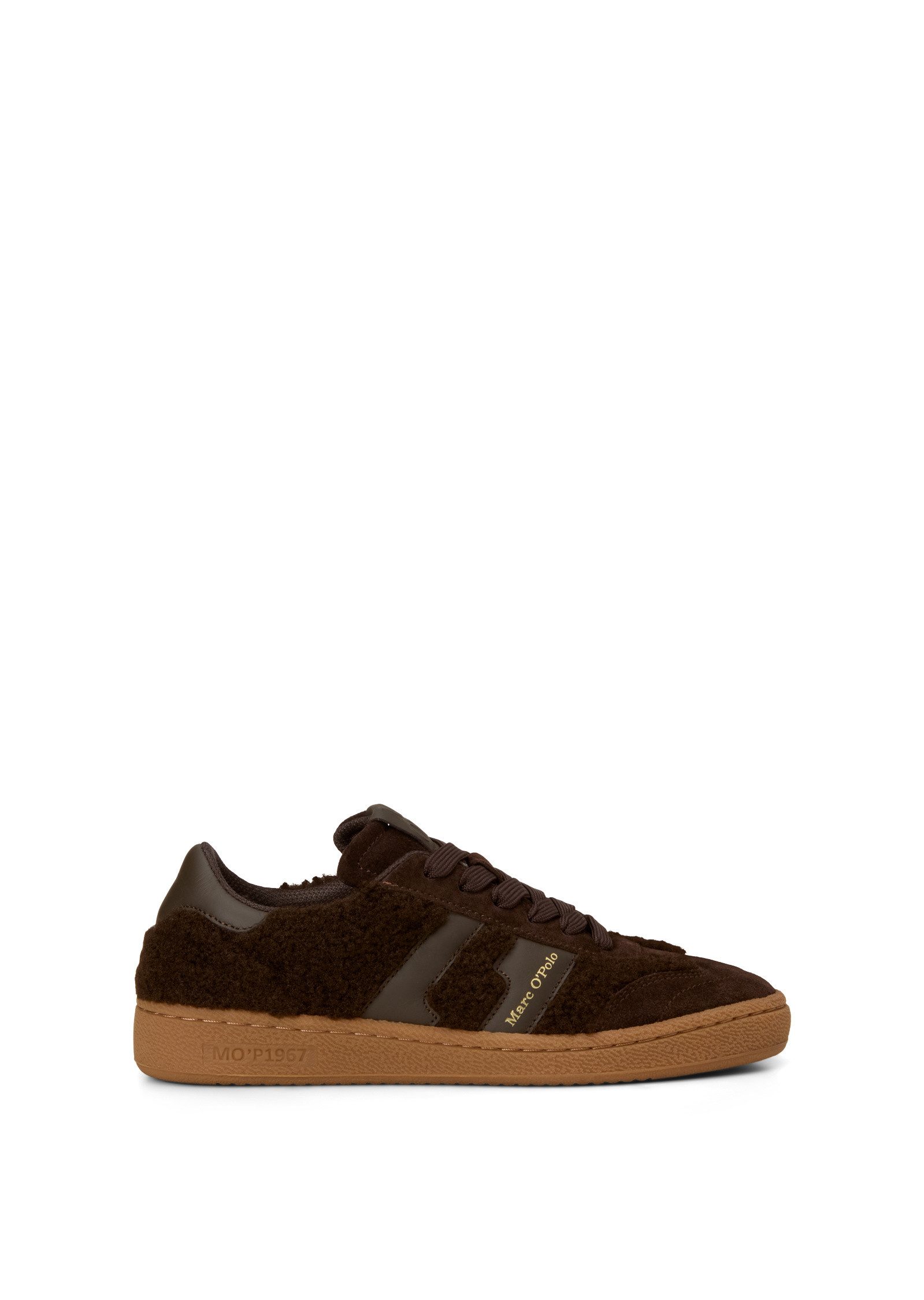 Marc O'Polo aus Leder und Teddyfell Sneaker