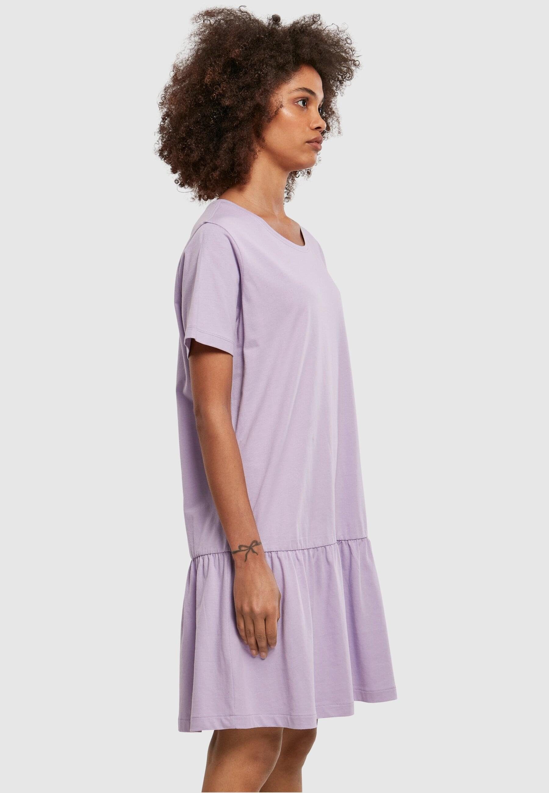 URBAN CLASSICS Stillkleid Damen Dress (1-tlg) lilac Valance Ladies Tee