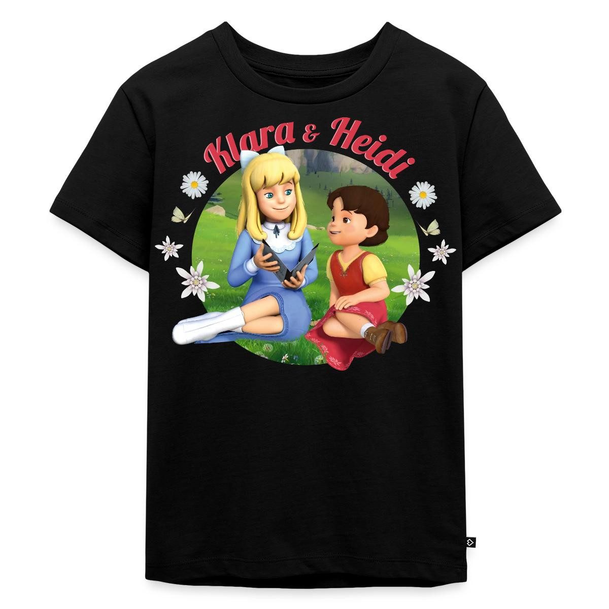 Spreadshirt T-Shirt Heidi Klara & Heidi Freundschaft Kinder Premium T-Shirt (1-tlg)