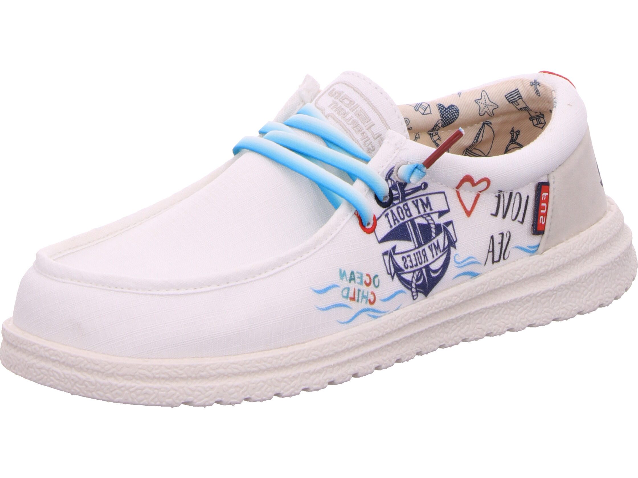 Fusion Emma Print Sneaker, Flowers White Produktbild-Vorschau 12
