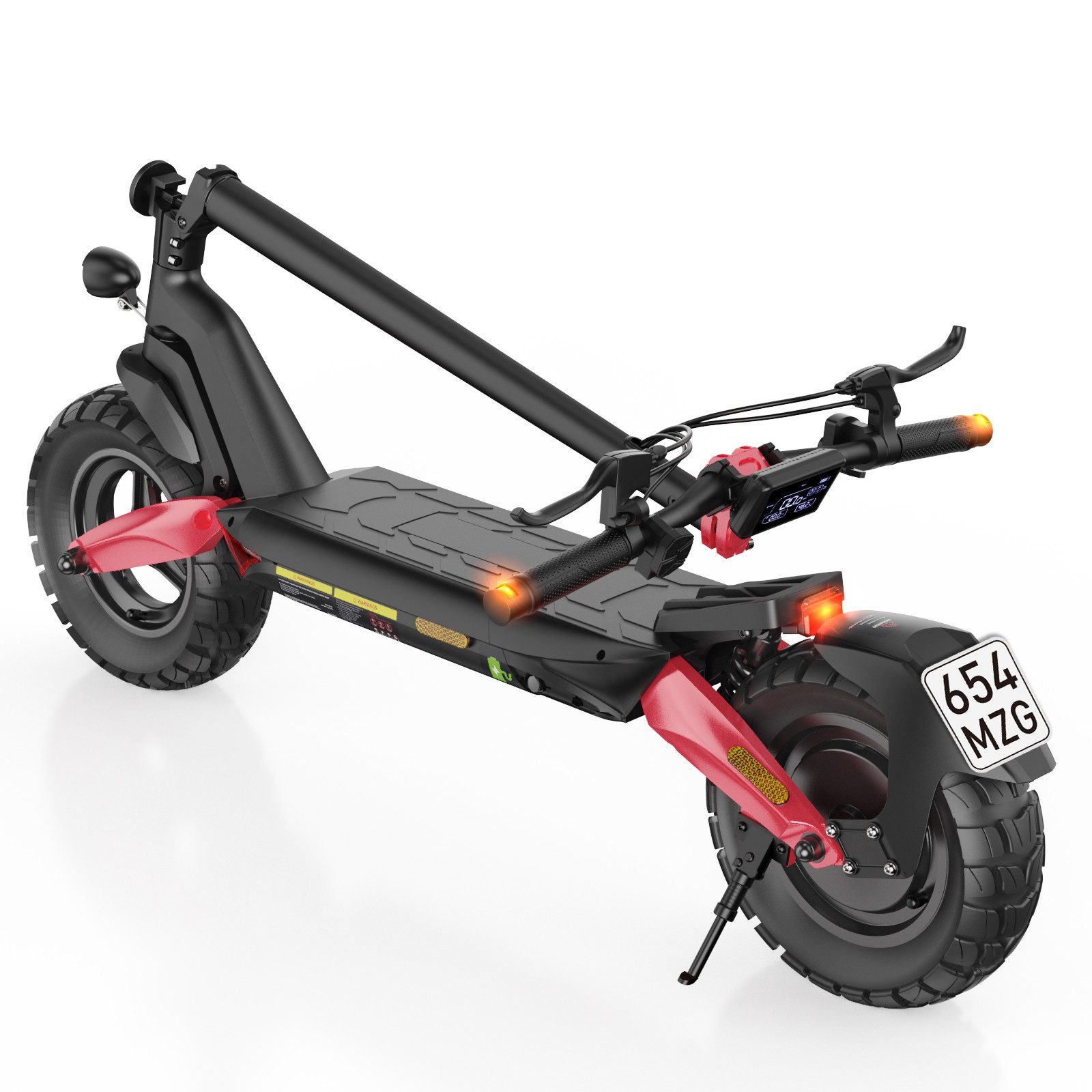 E-Scooter 10 Zoll Offroad Elektroroller mit Straßenzulassung 80-100km Reichweite
