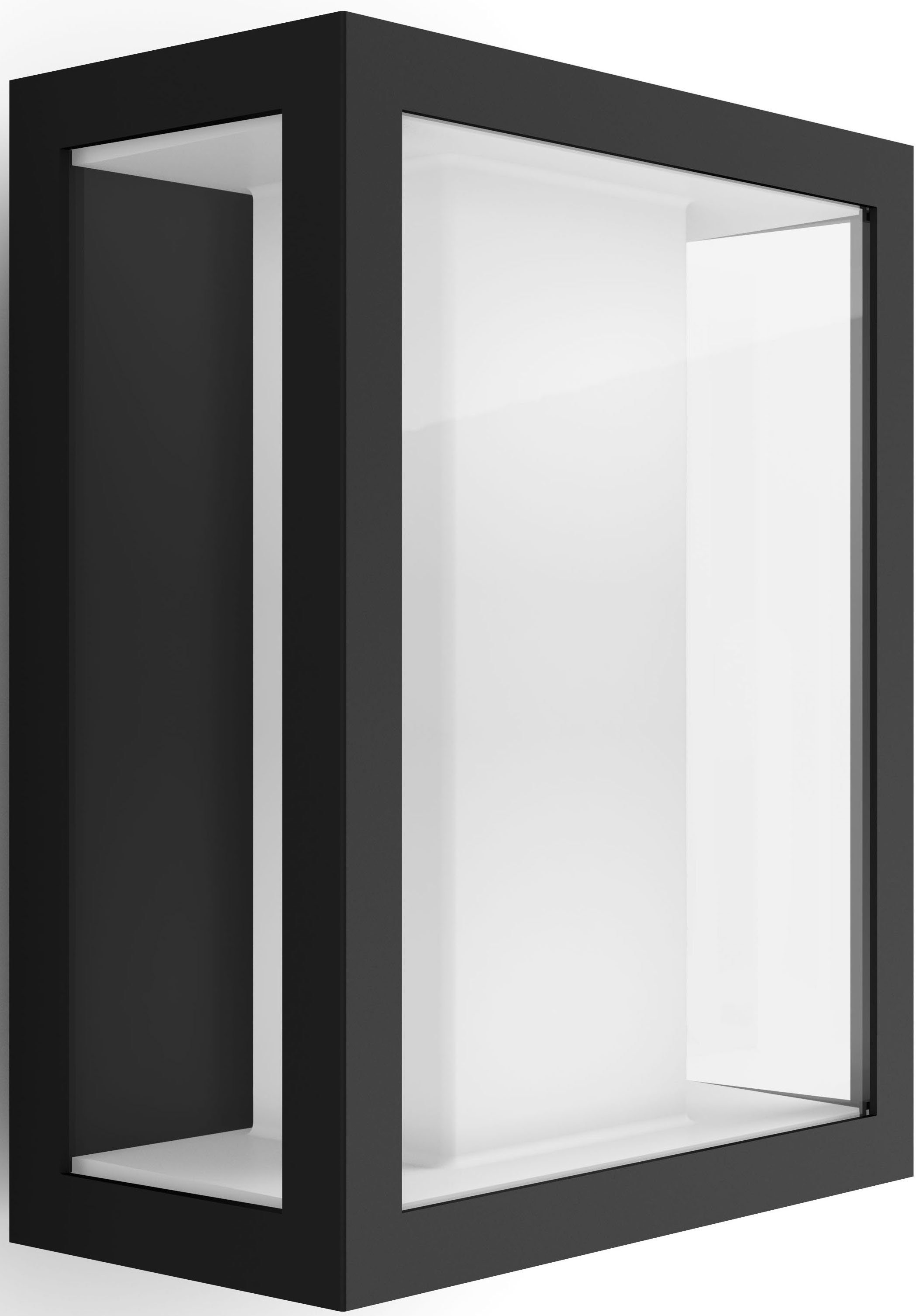 Philips Hue LED Außen-Wandleuchte Impress, Dimmfunktion, Leuchtdauer einstellbar, Smart Home, mehrere Helligkeitsstufen, LED fest integriert, Extra-Warmweiß, Kaltweiß, Neutralweiß, Tageslichtweiß, Warmweiß