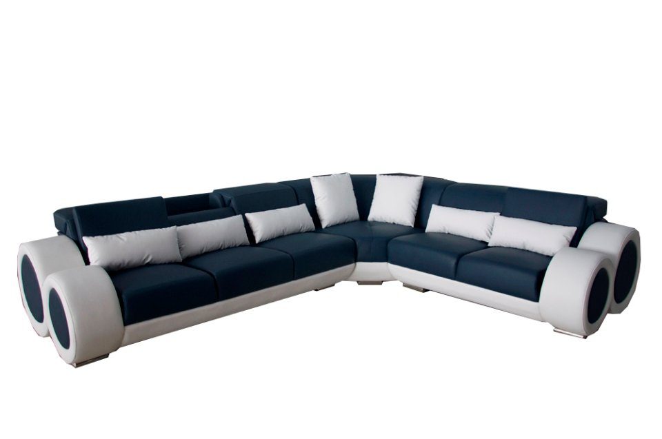 JVmoebel Design Polster Ecksofa Sofas Eck Sofa Leder Couchen Sitz Sitz Moderne Couch