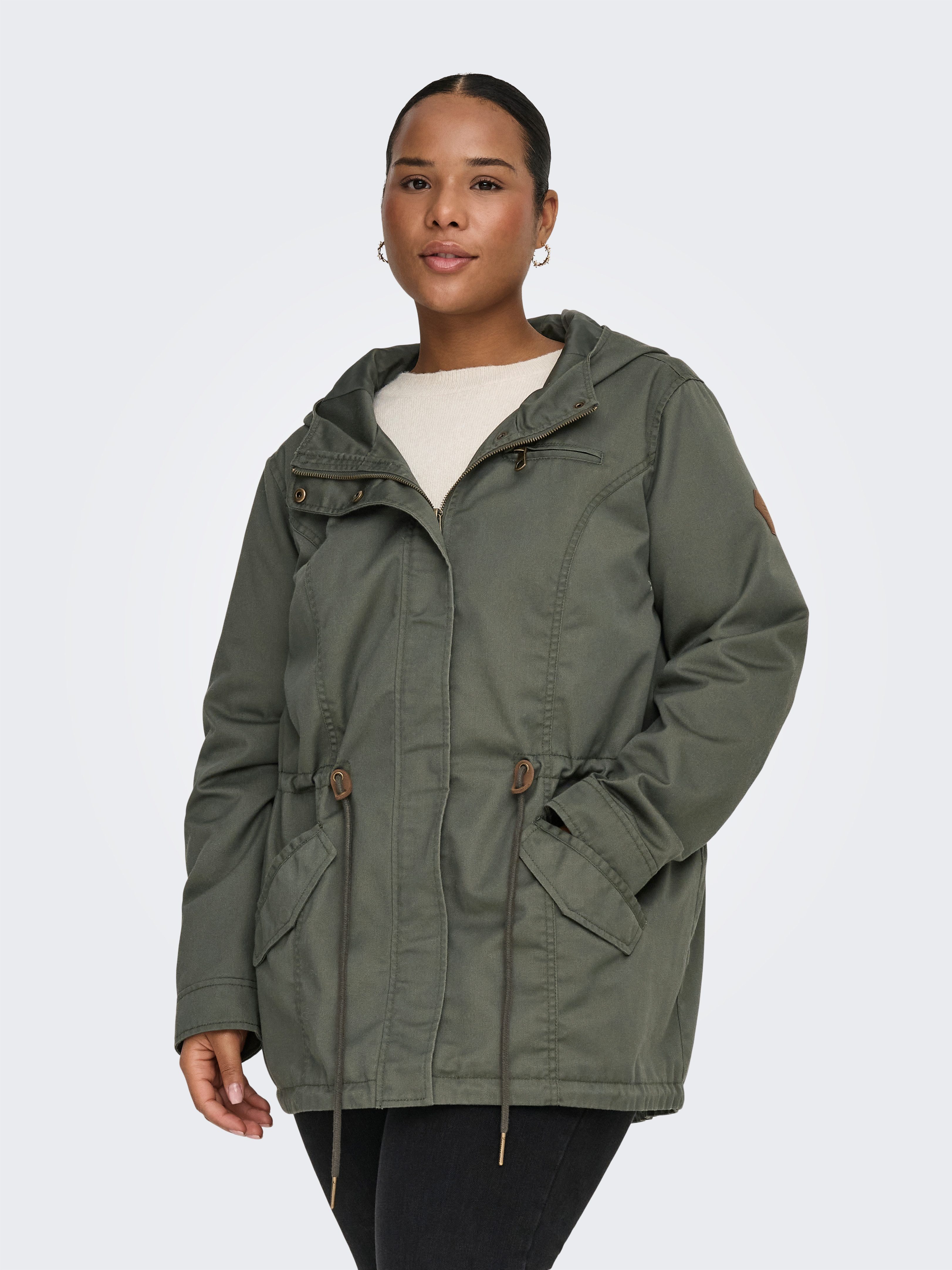 ONLY CARMAKOMA Parka CARLORCA SPRING CANVAS PARKA OTW NOOS