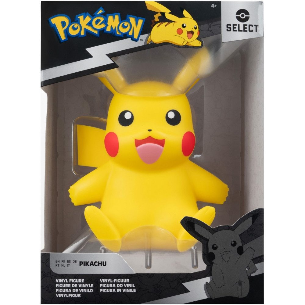 Jazwares Sammelfigur Jazwares Pikachu Deluxe Vinyl Figur für Sammler. (Sammelfigur, Pokémon)