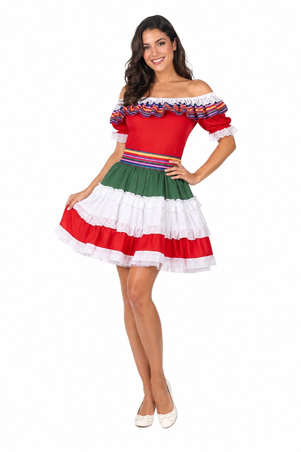 Funny Fashion Kostüm Mexikanisches Kostüm 'Senorita Bonita' für Damen