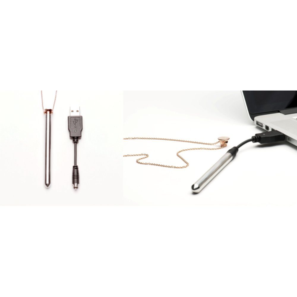 - CRAVE Necklace Vibrator Mini-Vibrator Vibrator-Halskette Vesper gold