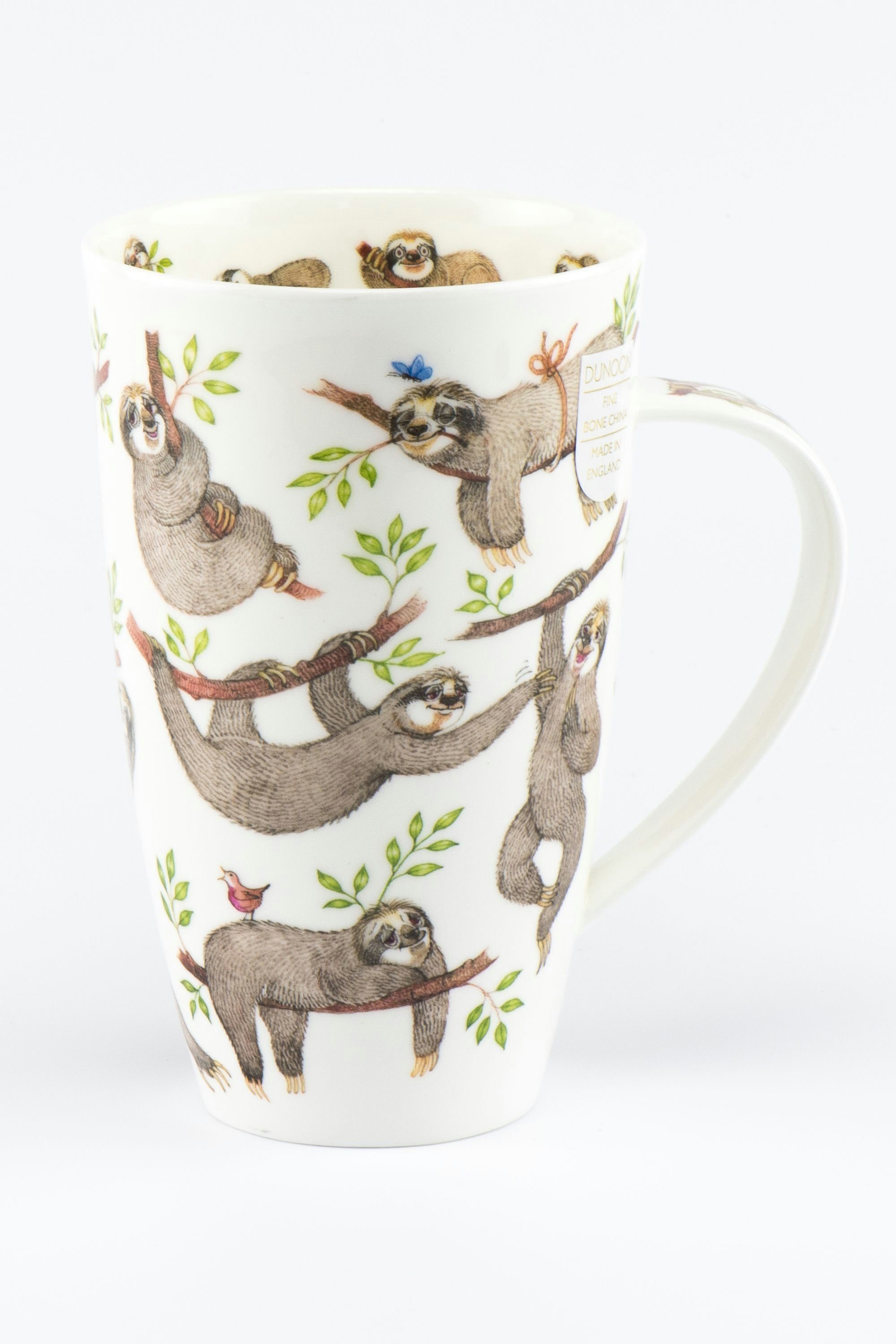 Dunoon Becher Henley It´s a lot of Sloth, Fine Bone China, Sammelbecher