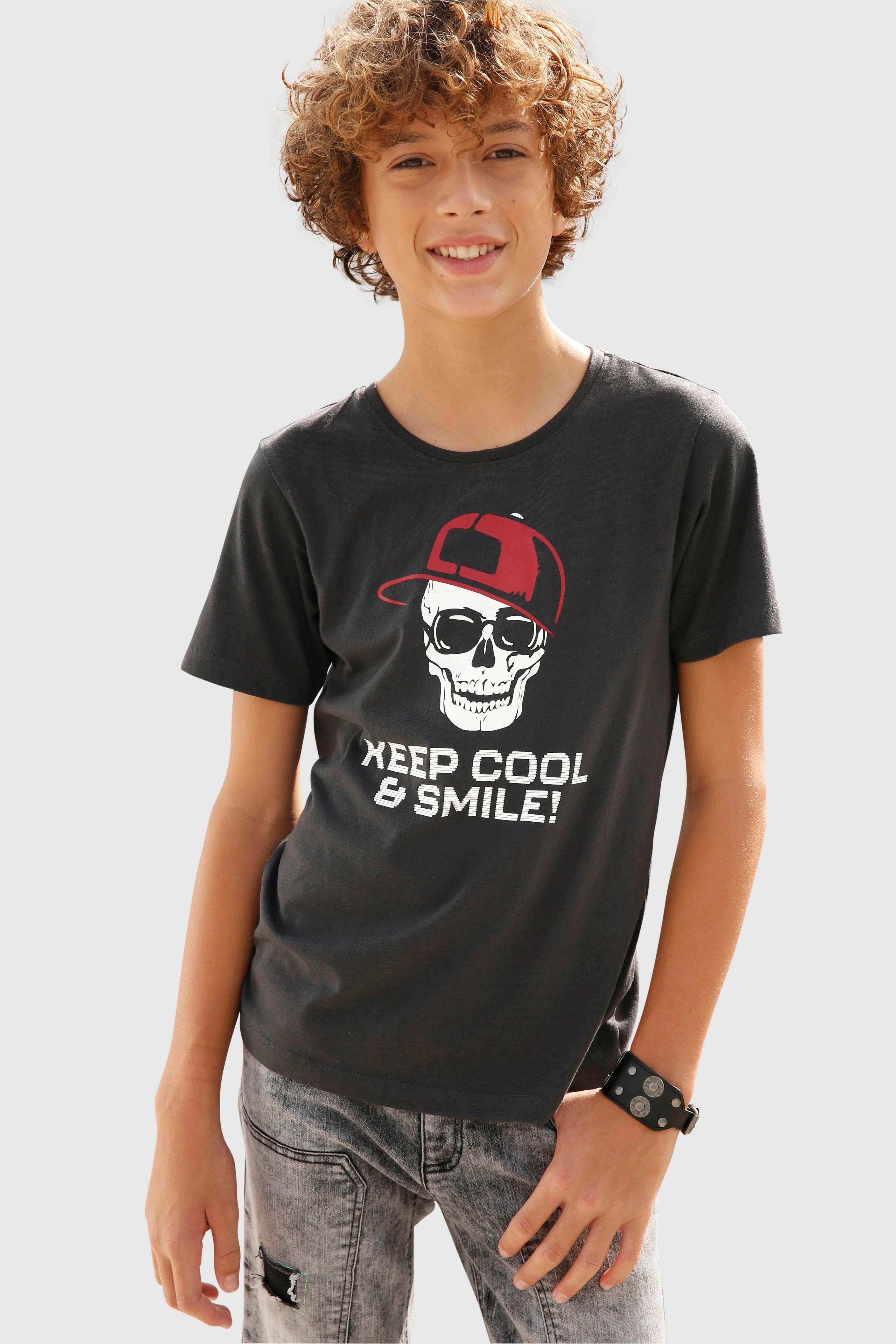 Spruch KIDSWORLD KEEP T-Shirt COOL...,