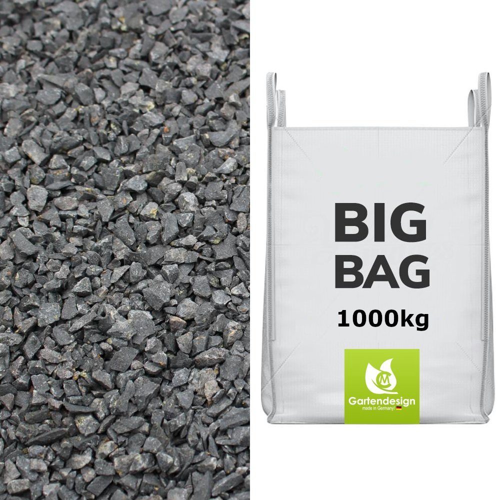 CM-Gartendesign Stein Basalt Splitt, (8/16mm, anthrazit), 1000kg