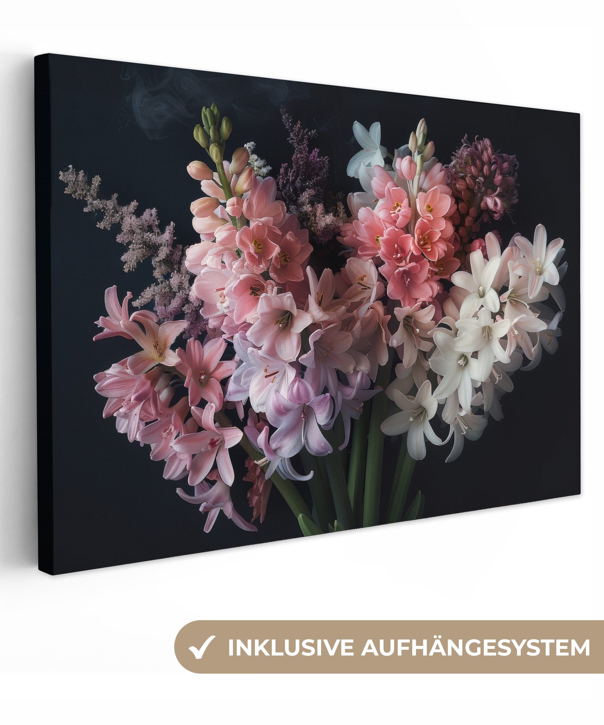 OneMillionCanvasses® Leinwandbild Blumen - Hyazinthe - günstig online kaufen