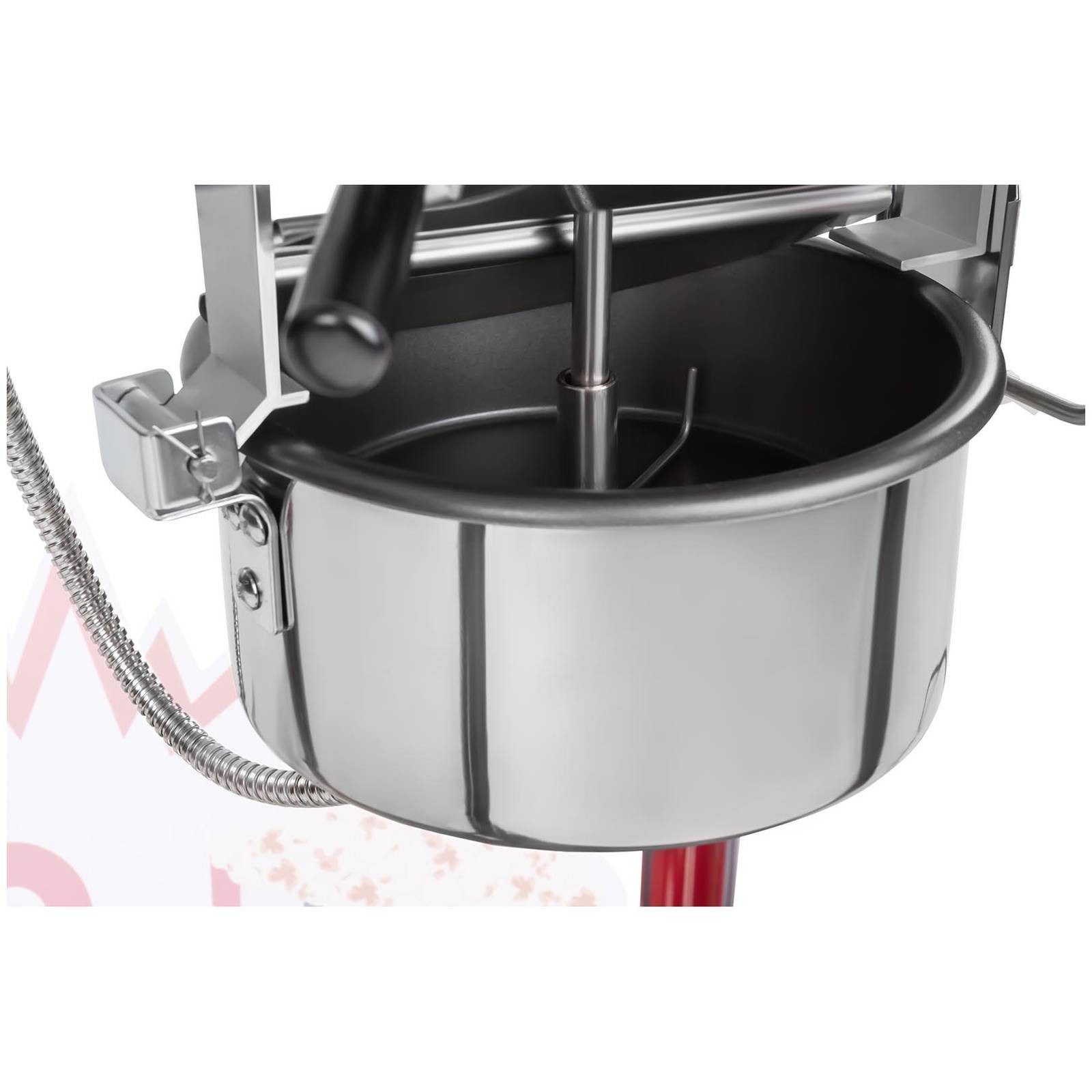 Royal Catering Popcornmaschine 5 kg/h Popcornautomat mit Wagen Popcorn Maker 1500 W USA-Design Profi – Bild 5 von 5