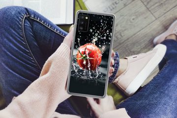 MuchoWow Handyhülle Tomate - Gemüse - Stilleben - Wasser - Rot, Handyhülle Samsung Galaxy A41, Smartphone-Bumper, Print, Handy