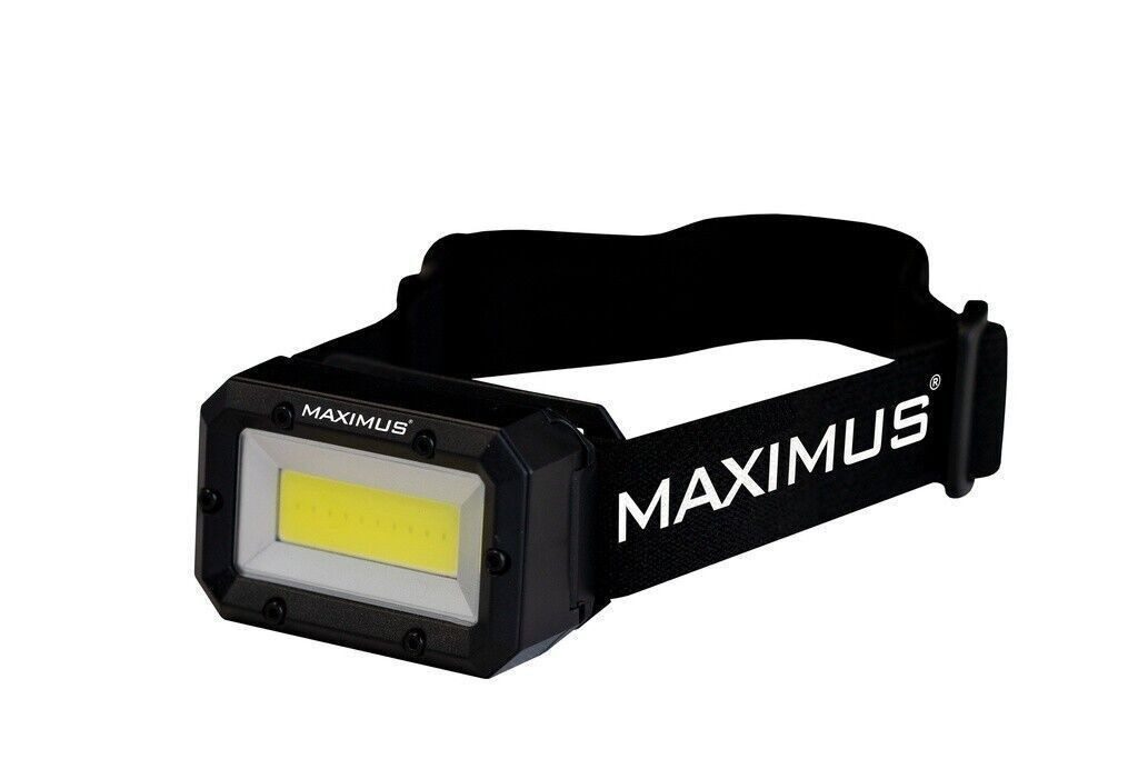 Maximus LED Stirnlampe Kopflampe, Campinglaterne, Vielseitige Lichtmodi, Verstellbares Kopfband
