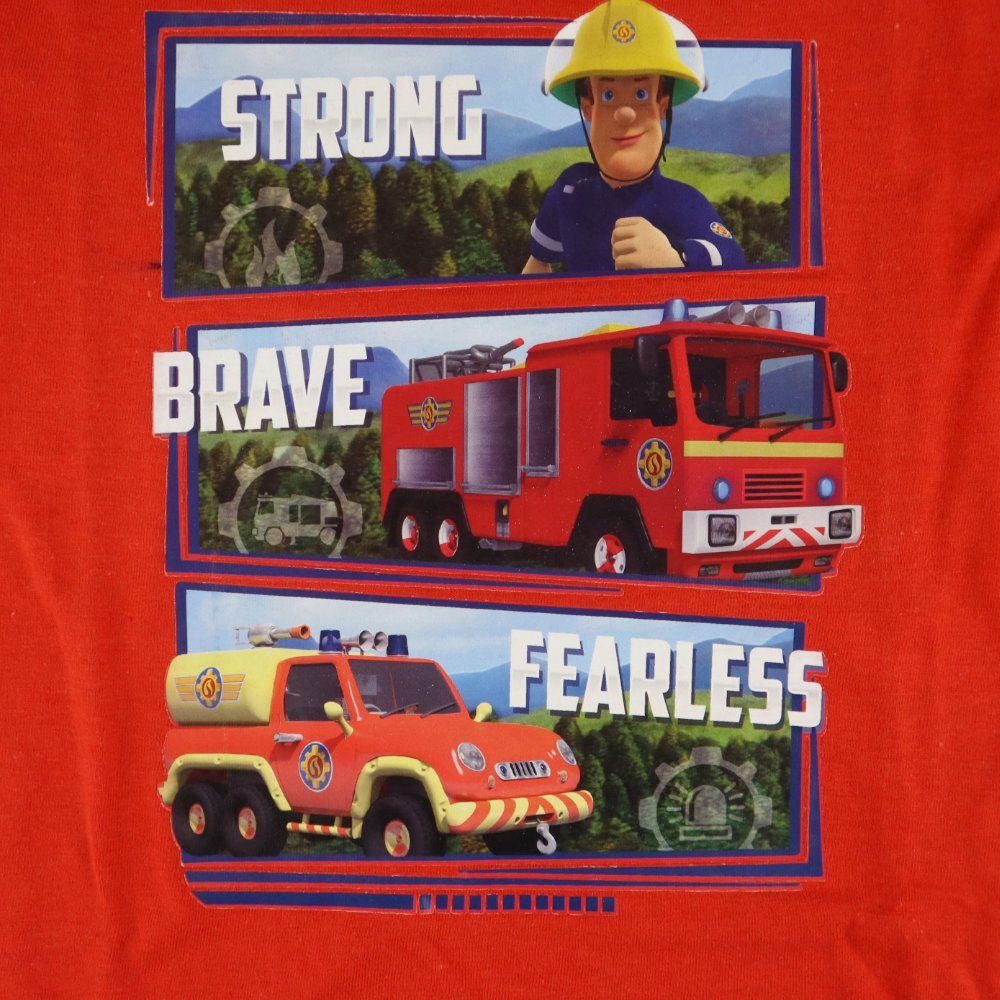 Schlafanzug 116 Feuerwehrmann 98 Pyjama Sam Sam bis Feuerwehrmann Kinder (2 Gr. Jungen tlg)