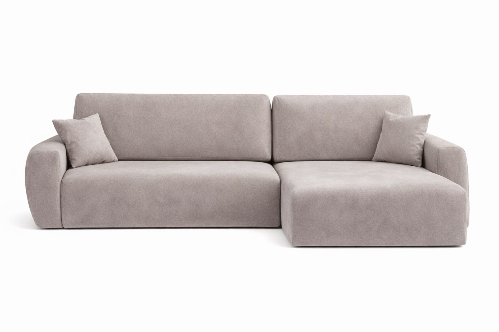 Kaiser Möbel Ecksofa mit Schlaffunktion und Bettkasten Ariel XL Velours Sofa Salvador, große Liegefläche,pflegeleichter Veloursstoff,ausziehbar