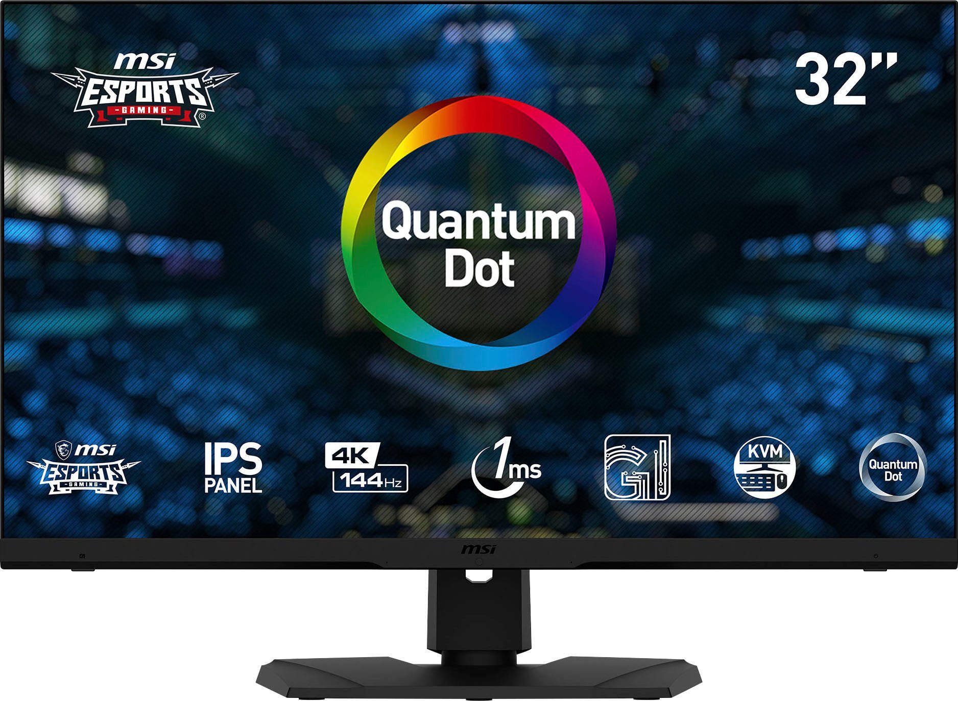 MSI Optix MPG321URDE-QD Gaming-LED-Monitor (81 cm/32 ", 3840 x 2160 px, 4K Ultra HD, 1 ms Reaktionszeit, 144 Hz, Rapid IPS)