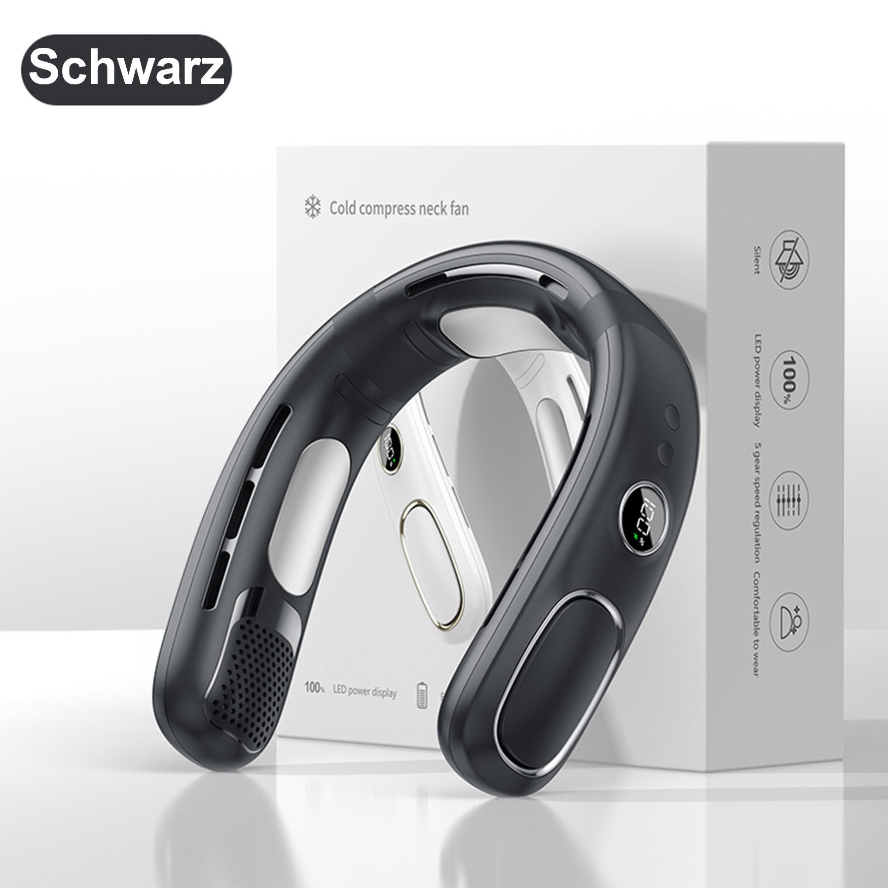 Senmudi Mini USB-Ventilator Verbesserter Hals Ventilator,2Turbo günstig online kaufen