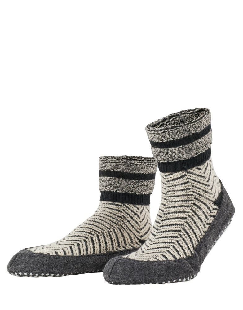 FALKE Cosyshoe (weiche Merinowolle) schwarz Damen/Herren Hausschuh