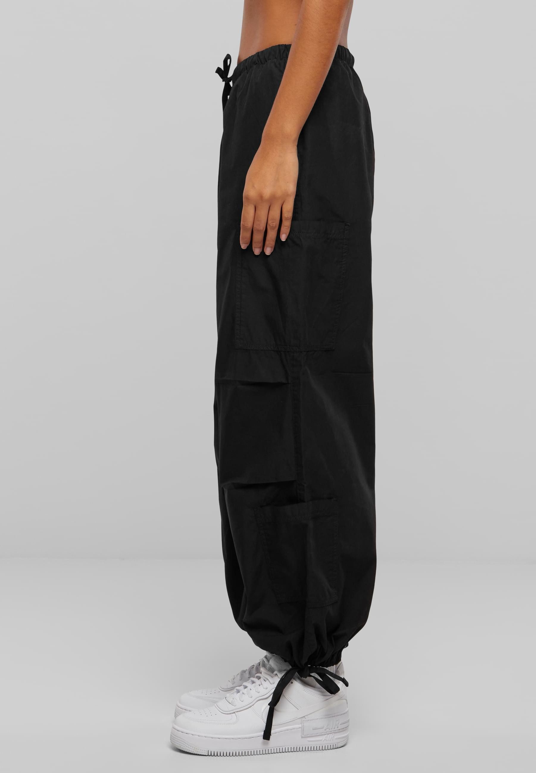 URBAN CLASSICS Cargohose Urban Classics Ladies Cotton Cargo Parashute Pants günstig online kaufen