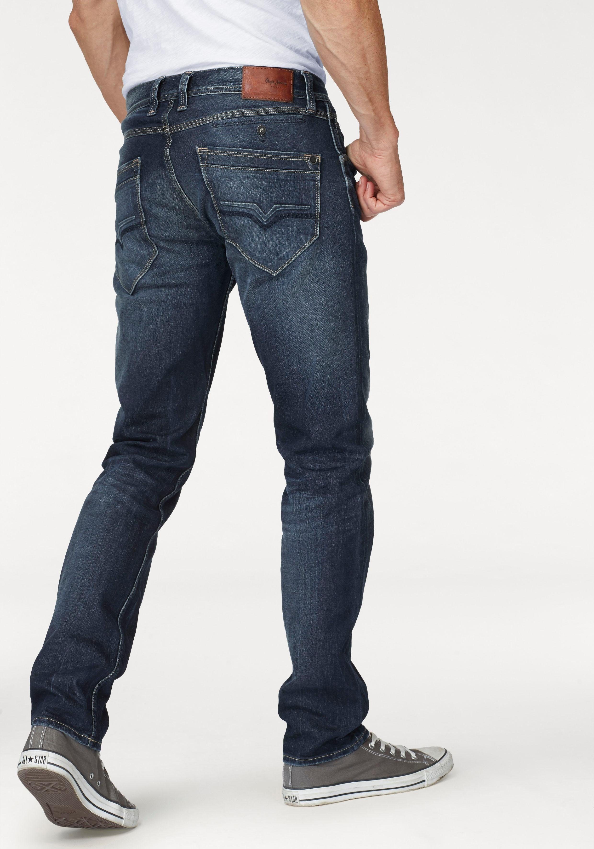 SPIKE darkblue-used Jeans Pepe Stretch-Jeans