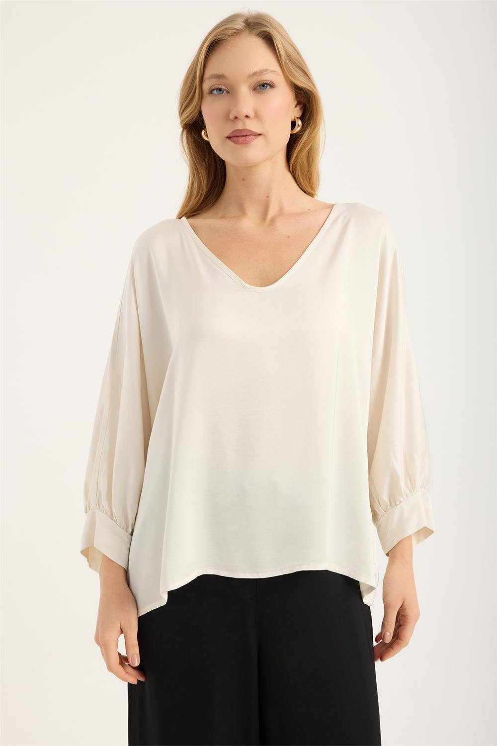 HomeStore Blusentop Batwing-Ärmel Bluse