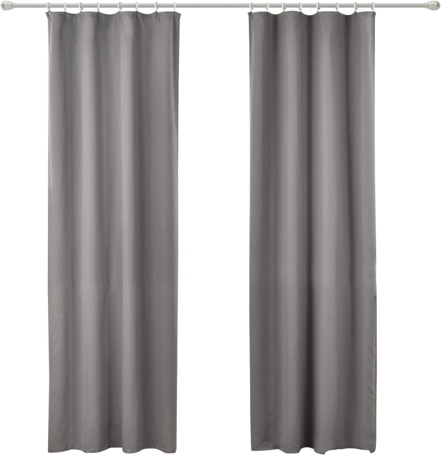 Woltu Vorhang (2 St), Kräuselband, blickdicht, Blickdicht mit Kräuselband L günstig online kaufen
