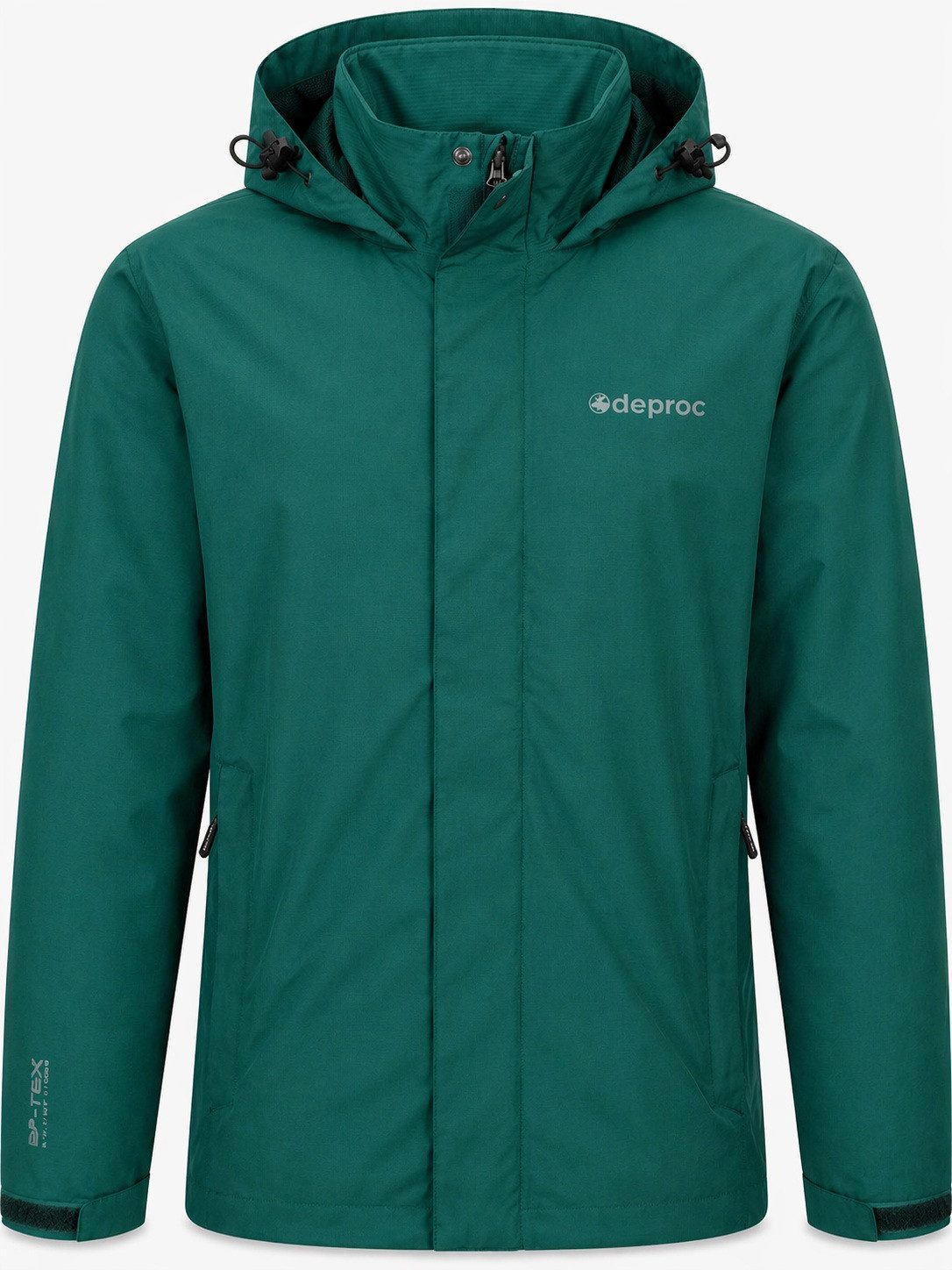 DEPROC Active Outdoorjacke LAVAL MEN CS Funktionsjacke, Wanderjacke, Regenjacke abnehmbare Kapuze