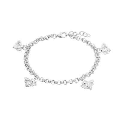 Amor Silberarmband für Damen, 925 Sterling Silber, Biene (Armband, 1-tlg)