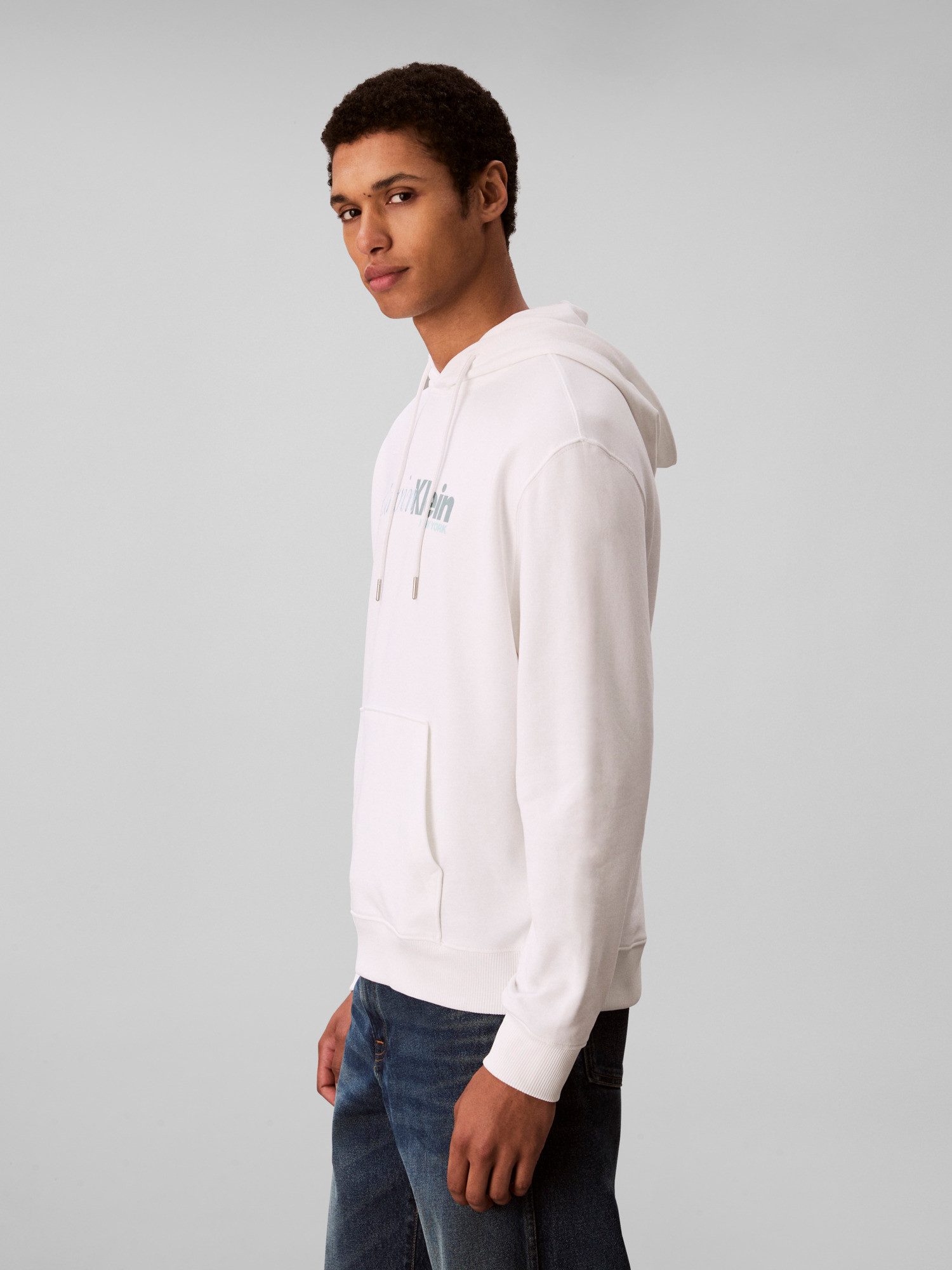 Calvin Klein Kapuzensweatshirt LS EU 350TERRY CURSIVE GRAPHIC H regular fit günstig online kaufen