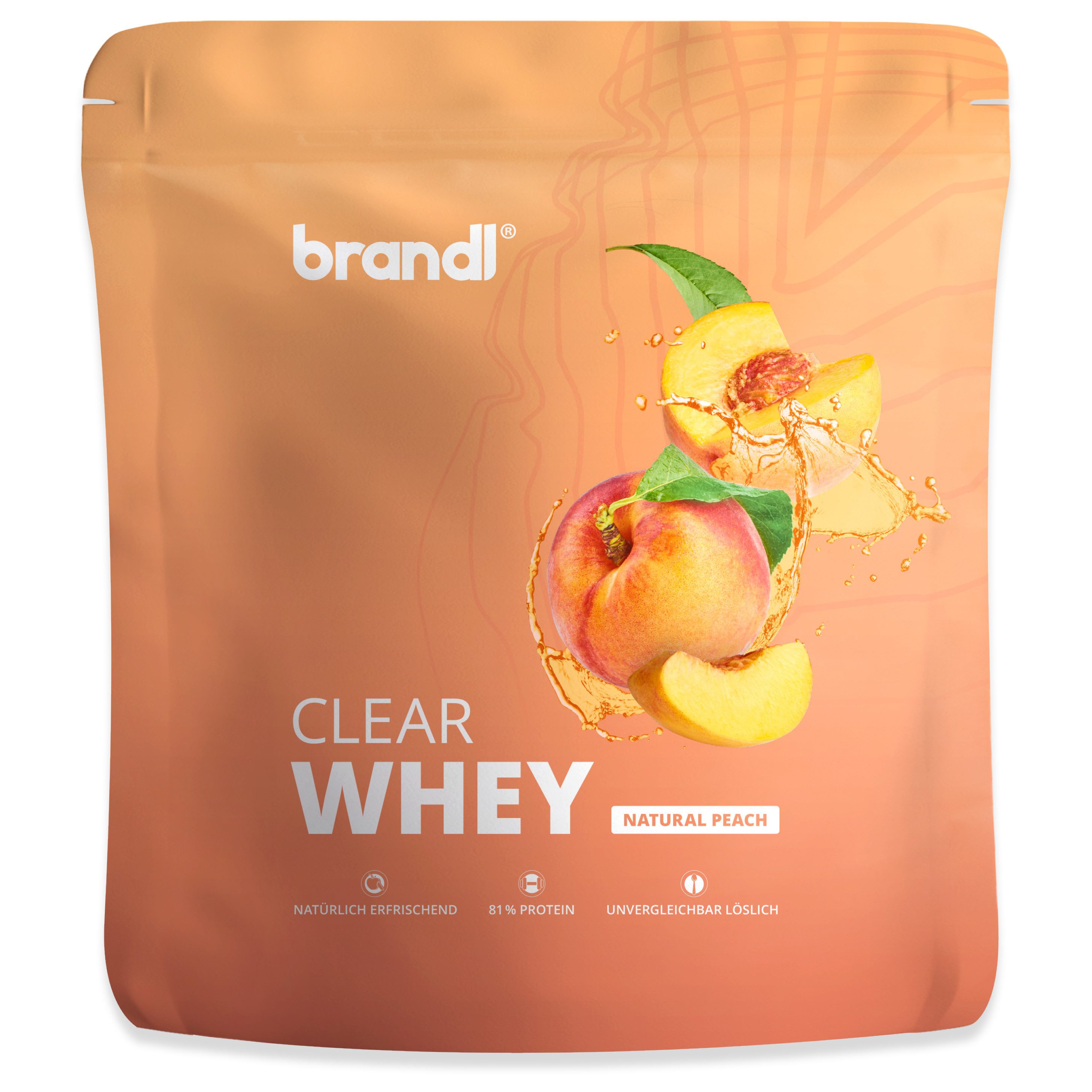 Brandl Nutrition Clear Сыворотка Isolate - Proteinpulver mit leckerem Geschmack Pulver, 1 er 1,00 St.