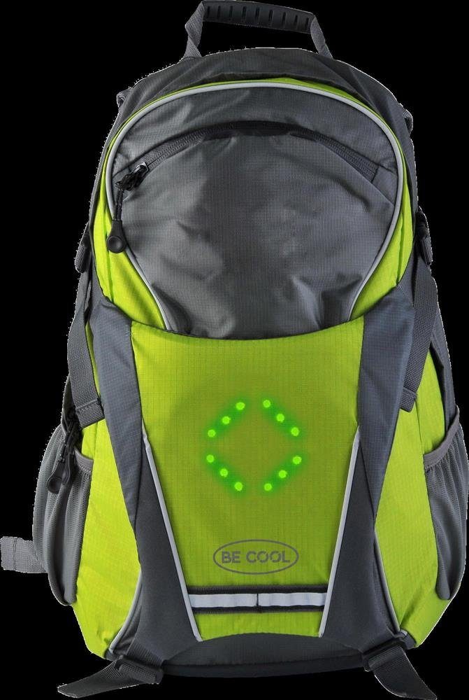 be cool Fahrradrucksack BC18RUCK06 - Rucksack - grau/grün