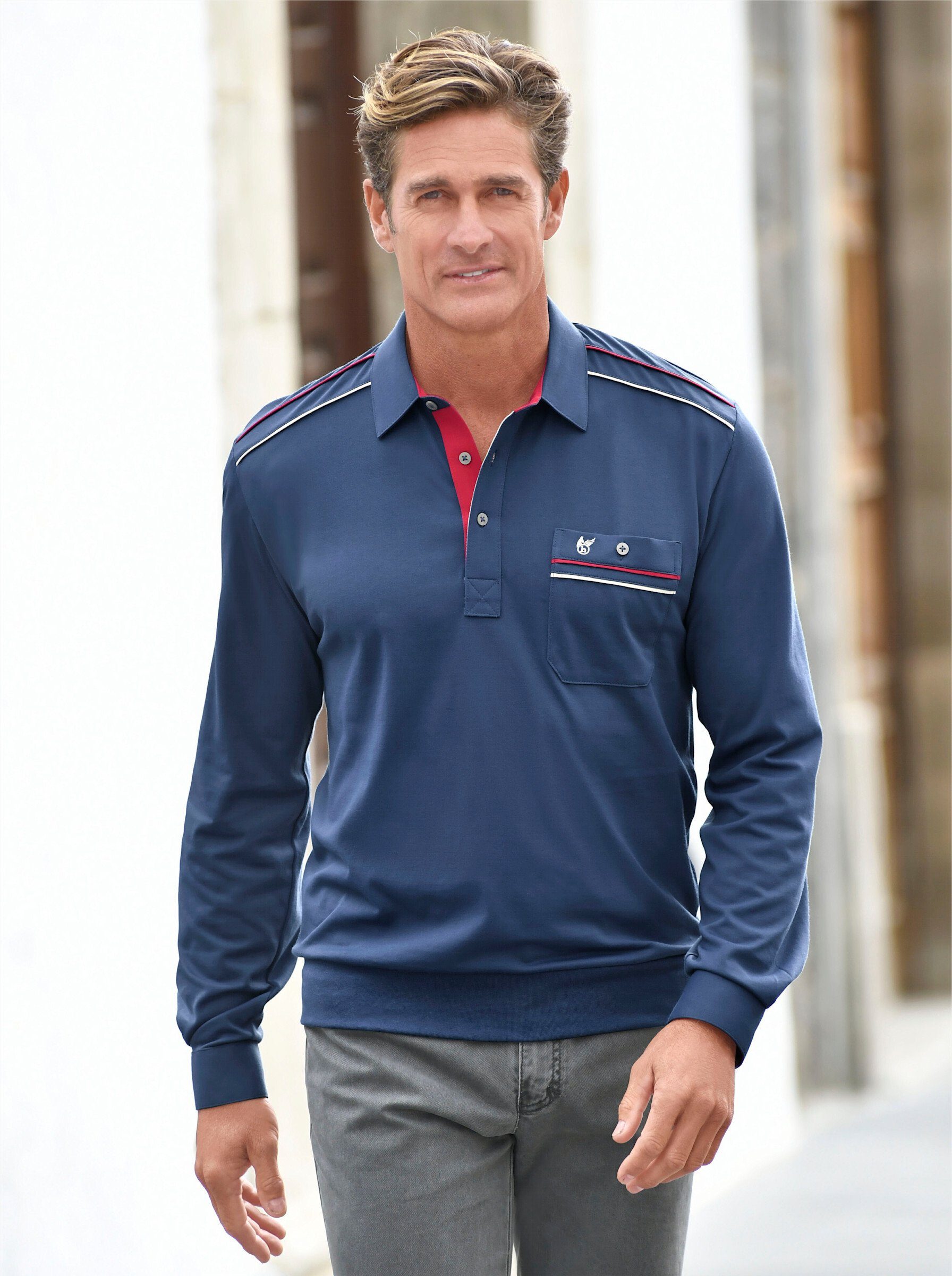 Witt T-Shirt Langarm-Poloshirt . günstig online kaufen