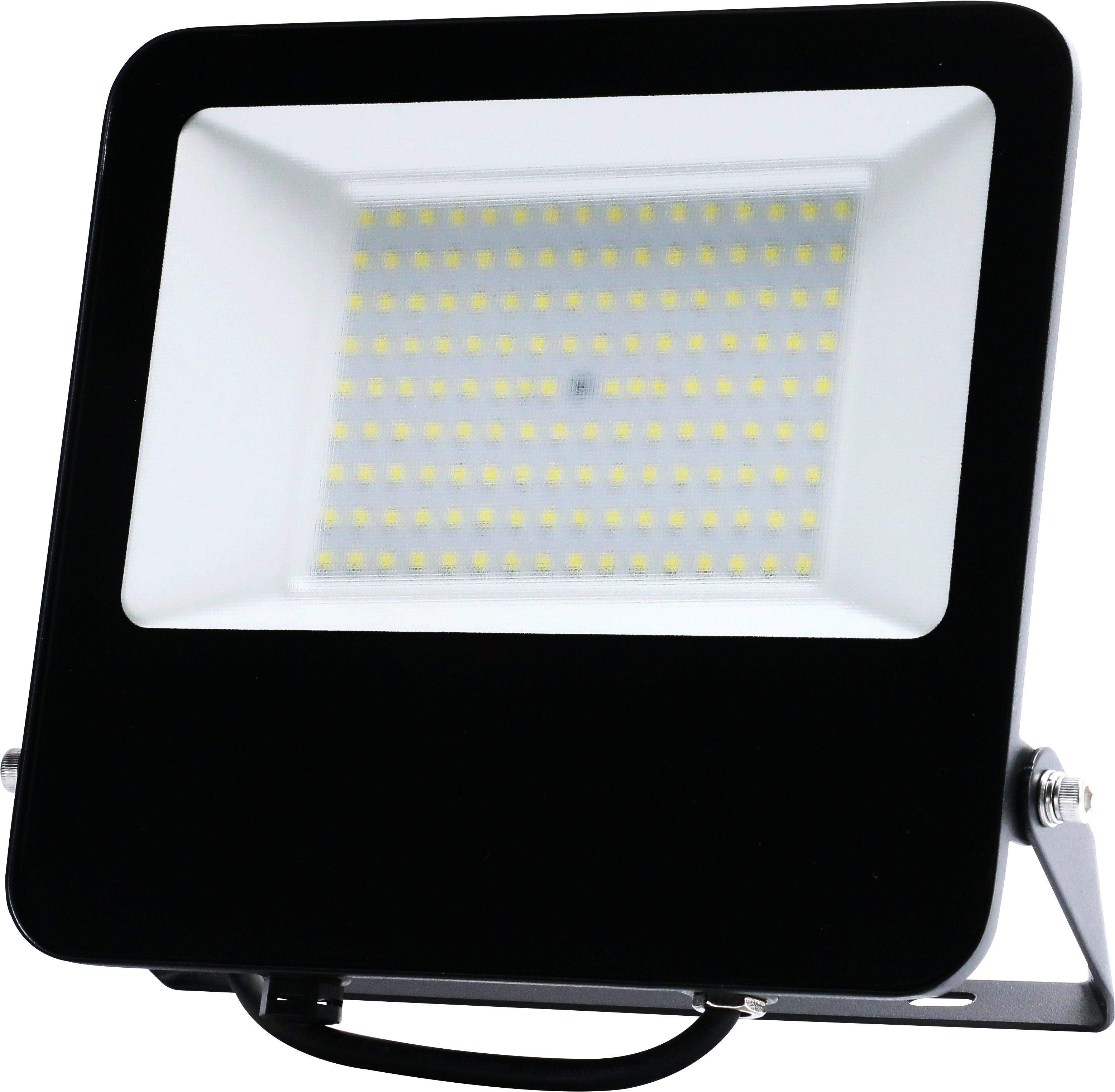 HEITRONIC LED Flutlichtstrahler LED Flutlichtstrahler DERBY 2.0, LED fest integriert, 100 Watt neutralweiss 4000 K. mit 500mm Anschlusskabel und freie Enden