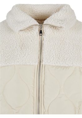 URBAN CLASSICS Winterjacke Damen Ladies Oversized Sherpa Quilted Coat (1-St)