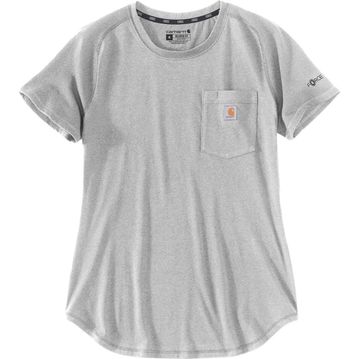 Carhartt Kurzarmshirt Force Relaxed T-shirt Schnelltrocknendes Damen-T-Shirt mit lockerer Passform und