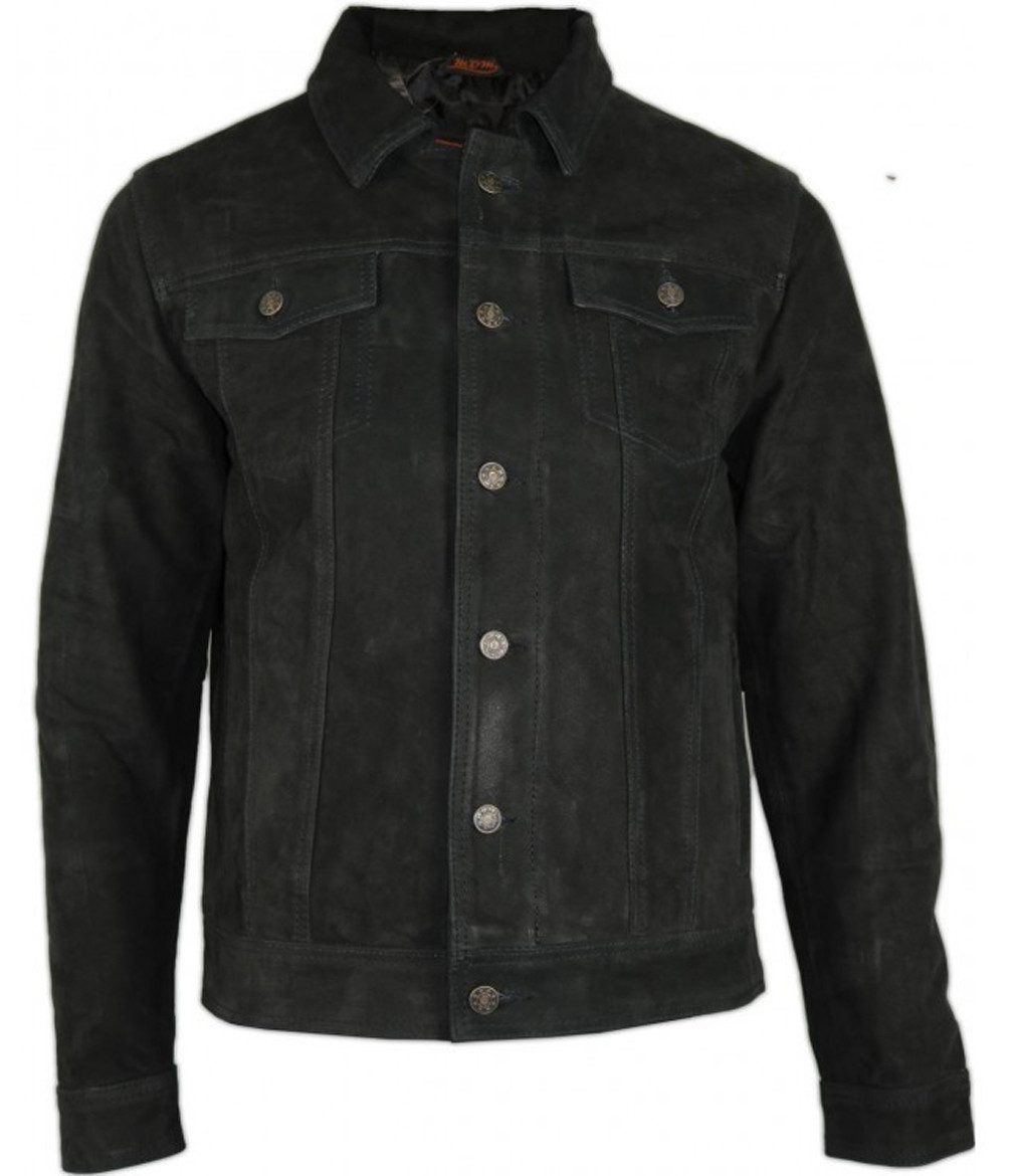 MDM Lederjacke Herren Jeans Jacke Lederjacke günstig online kaufen