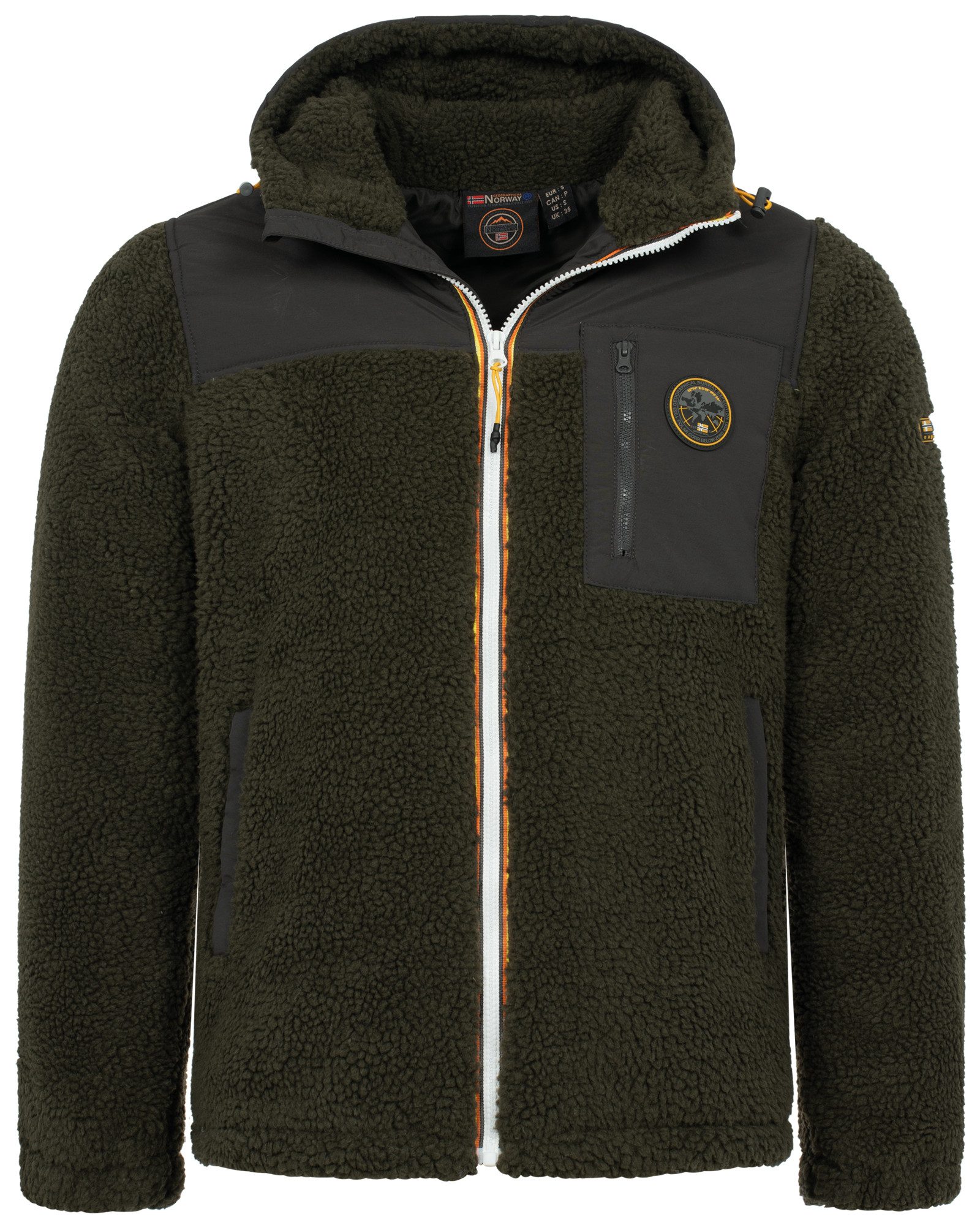 Geographical Norway Fleecejacke Herren Winter Jacke Herren Teddyfleece Outd günstig online kaufen