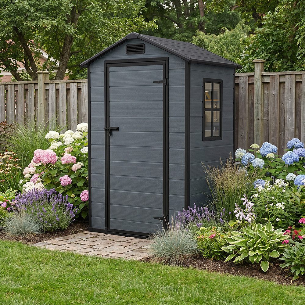Mazovia Garten-Geräteschrank Gartenhaus für Garten, Terrasse und Zuhause, Wetterfest und UV-beständig