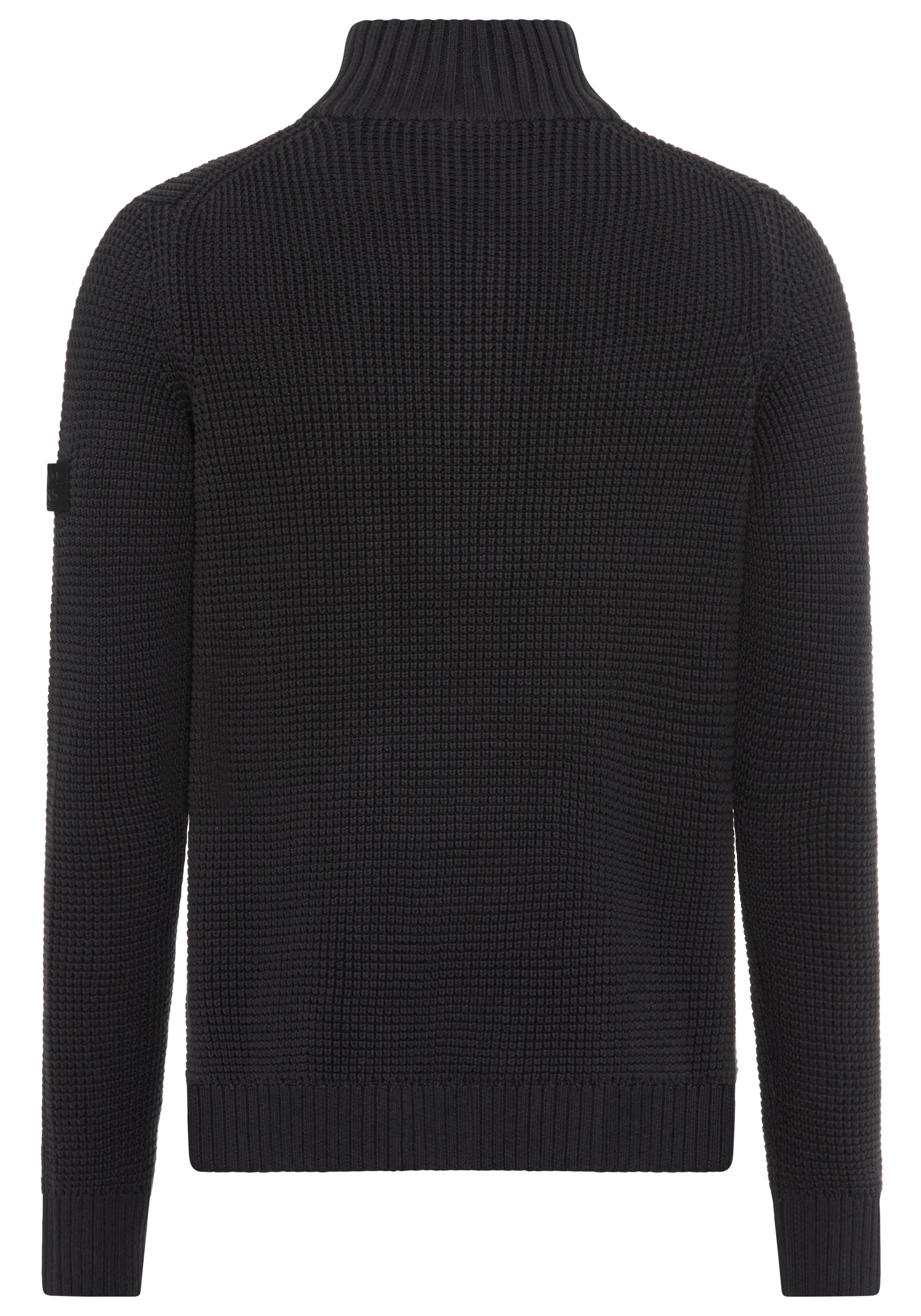 Joop Jeans Strickpullover Henrios mit Reißverschluss